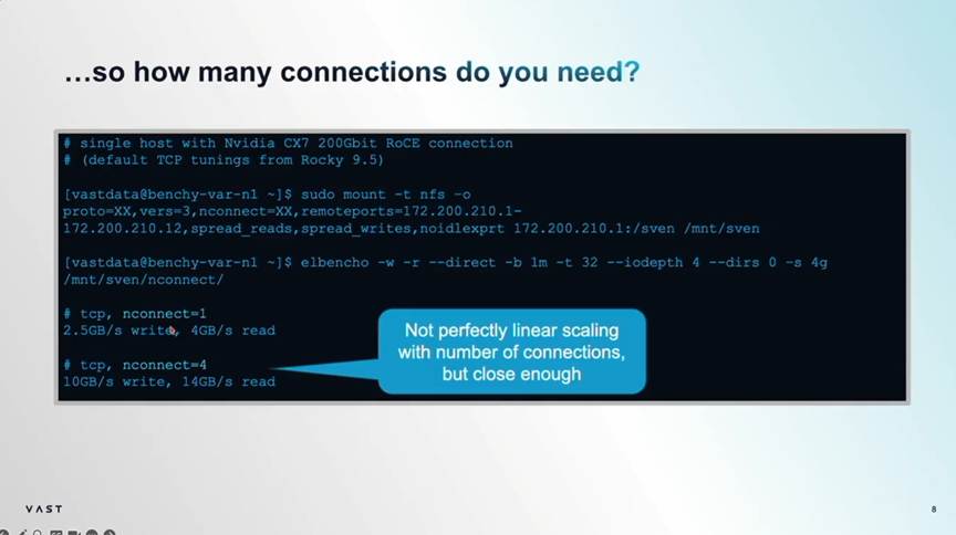 High-Performance I/O Without the Myths – Best practices from VAST Data on NFS, RDMA, page cache, load balancing, and GPU Direct Storage