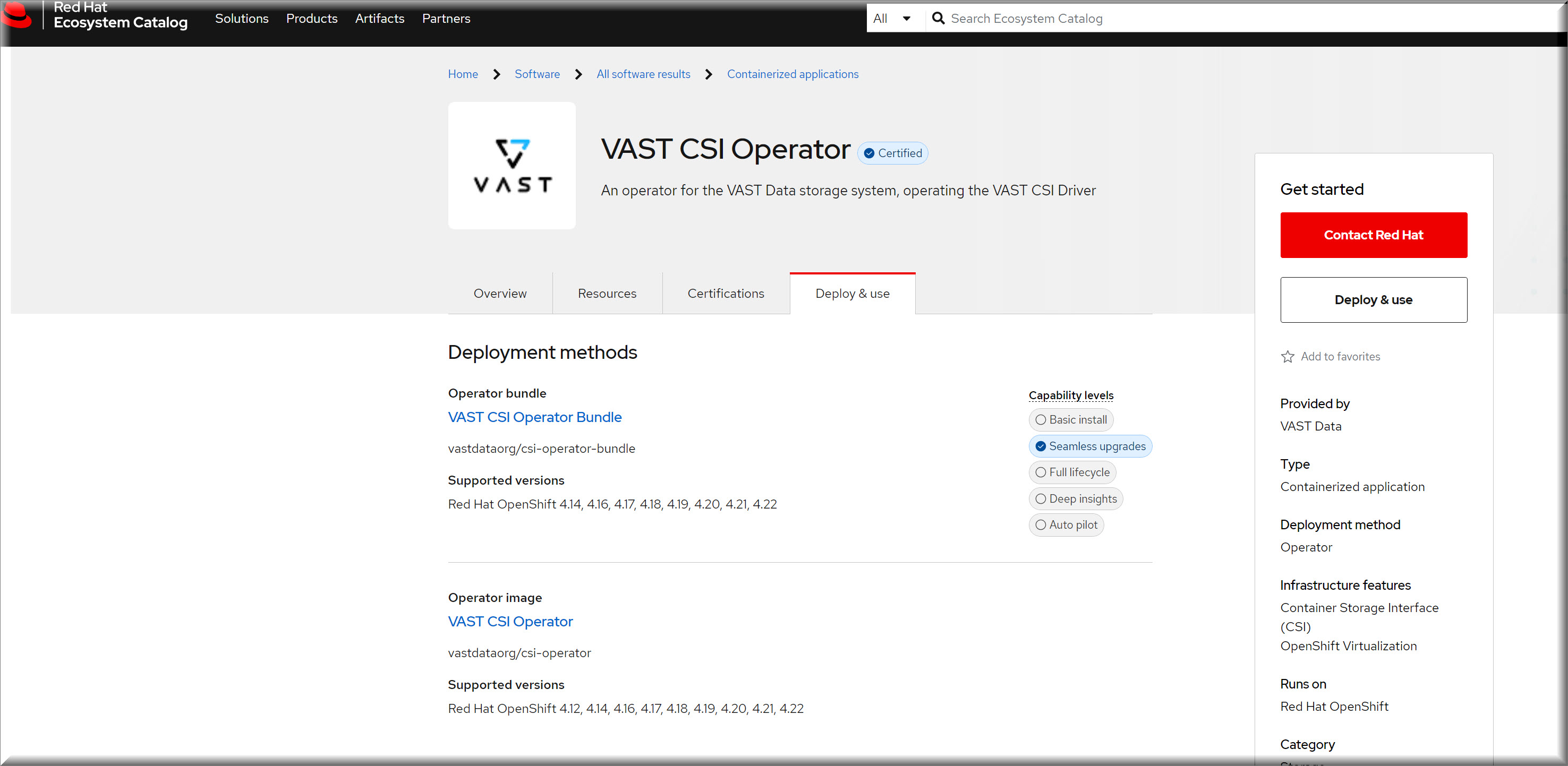 Integrating VAST Block Storage with Red Hat OpenShift: A Guide to the VAST CSI Operator