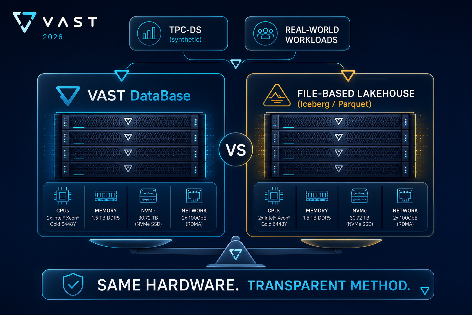 Proof, Not Promises: How the VAST DataBase Outperforms Iceberg and Parquet
